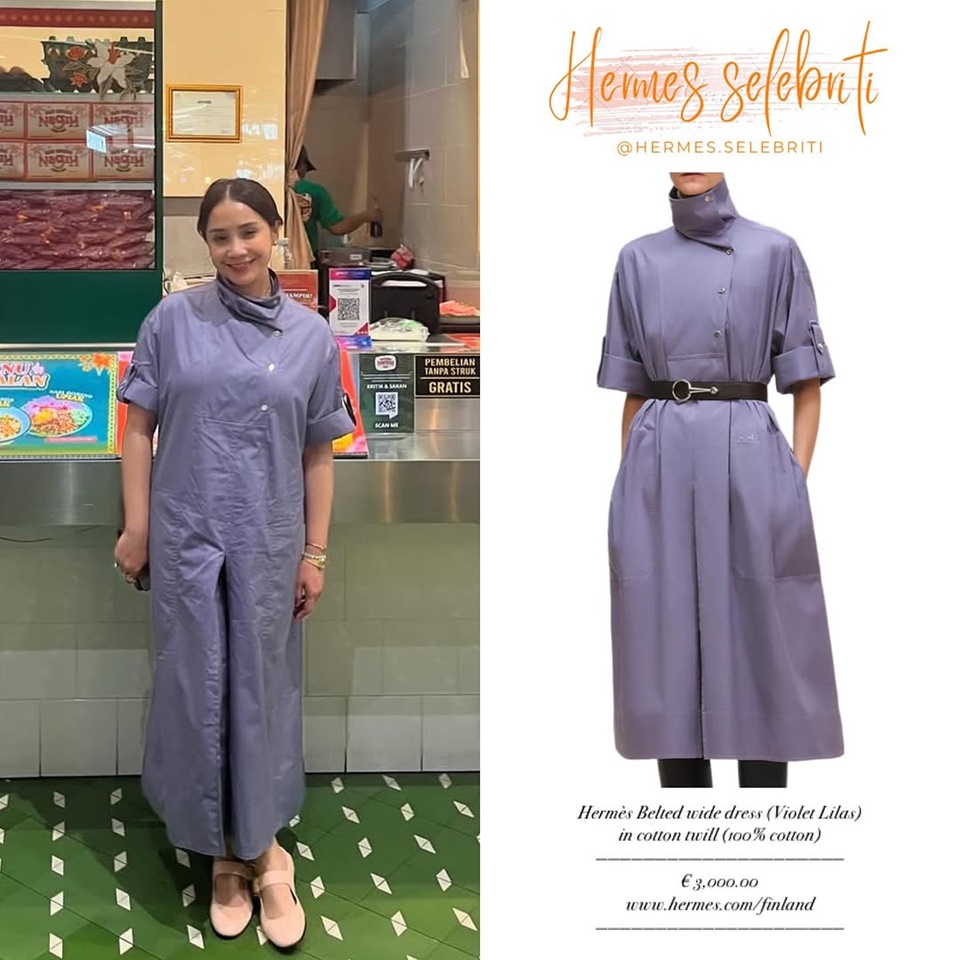 Dres Hermes Nagita Slavina [Instagram]